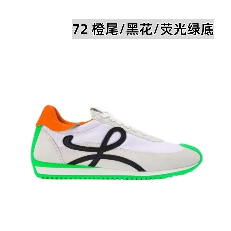 👟👟Ex-factory price 520👟👟 Men's size +10 Super 🔥Hot [LOEWE·Loewe] Forrest Gump shoes, invincible foot feel! The most popular model of the year, shoes with high moral training inside! 2025 new product series 💯Spliced ​​upper. The hidden inner height is soft and comfortable, and the minimalist style is very eye-catching. It is very advanced no matter how you match it. The heel design is novel. Soft and comfortable, and the splicing is light and comfortable: the foot feels invincible. It is rated as the most comfortable running style. It feels like walking on flat ground❤️Original details! The low-cut shoes have the initials of the brand logo on the side, making them a must-have for your shoe cabinet! Upper: imported suede + cowhide + original cloth splicing, cowhide foot pads, original customized abrasive tool combination outsole! Original packaging! 🏆 ✦Upper: imported suede + cowhide + original fabric splicing ✦Insole: movable latex cowhide insole ✦Outsole: original molded TPU combination outsole ✦Female size: 35--40, ✦Male size: 39--45,